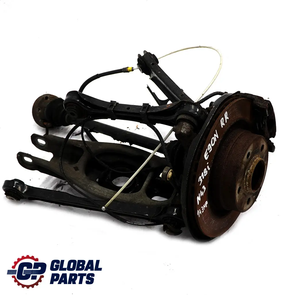 BMW E90 LCI 318i N43 Trasera Derecha Suspension Pierna Rueda Portador Freno Hub - SKU 6783654-5 - Número de pieza 6783654