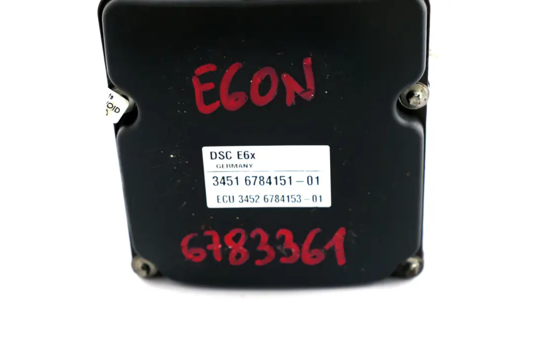  Pompa Freno BMW E60 E61 E63 E64 LCI DSC ABS Unità Idraulica 6784153 - SKU 6784151 - Numero di parte 6784151