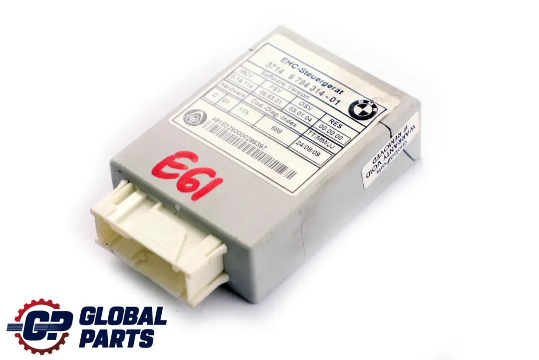 Steuergerät Luftversorgungsanlage für BMW 5 7 er E61 E61N LCI E65 mit Teilenummer 6784314 BMW 5 7 er E61 E61N LCI E65 Steuergerät Luftversorgungsanlage - SKU 6784314 - Teilenummer 6784314