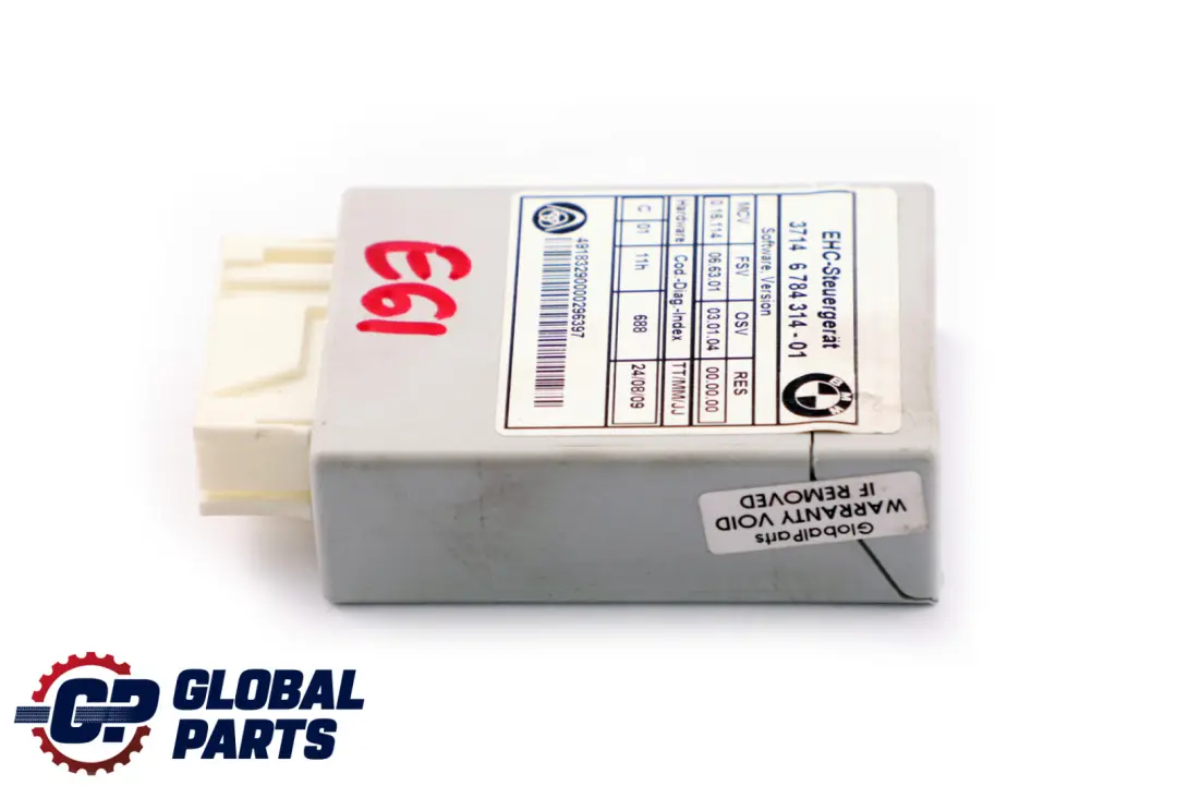 Suspension Supply Control Unit to BMW 5 7 Series E61 E61N LCI E65 Air with Part number 6784314 BMW 5 7 Series E61 E61N LCI E65 Air Suspension Supply Control Unit - SKU 6784314 - Part number 6784314