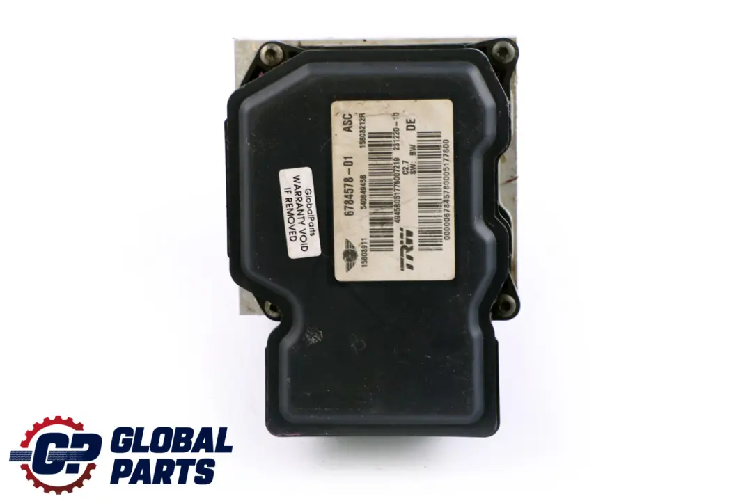 Mini Cooper One R56 ABS ASC Hydro Braking Unit Pump - SKU 6784578 - Part number 6782312