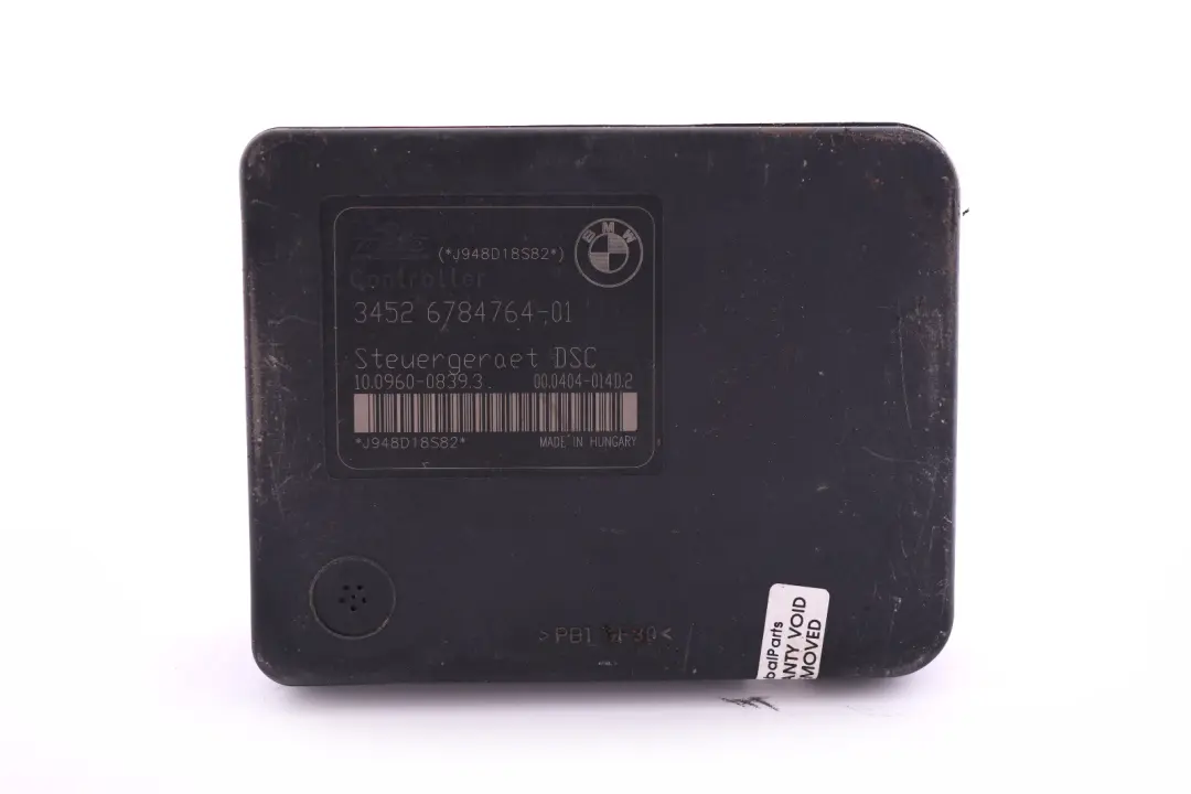 BMW 1 3 Series E81 E87 E90 ABS DSC Module Pump ECU Hydro unit 6784764 - SKU 6784763 - Part number 6784763 6784764