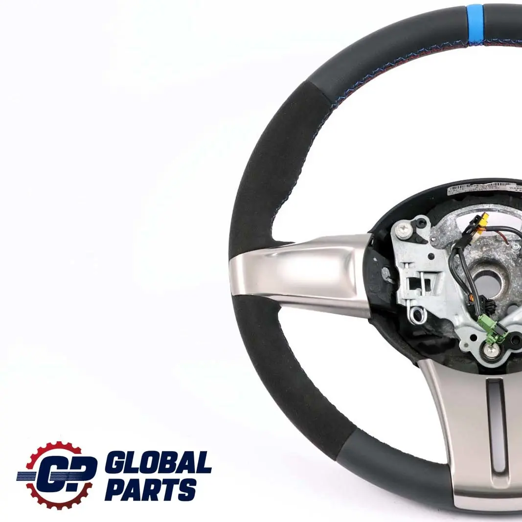 Nuova Pelle / Alcantara M-Sport Look Volante Sportivo M-Tricolori per BMW Z4 E85 E86 con numero di parte 6784840 BMW Z4 E85 E86 Nuova Pelle / Alcantara M-Sport Look Volante Sportivo M-Tricolori - SKU 6784840-2 - Numero di parte 6784840