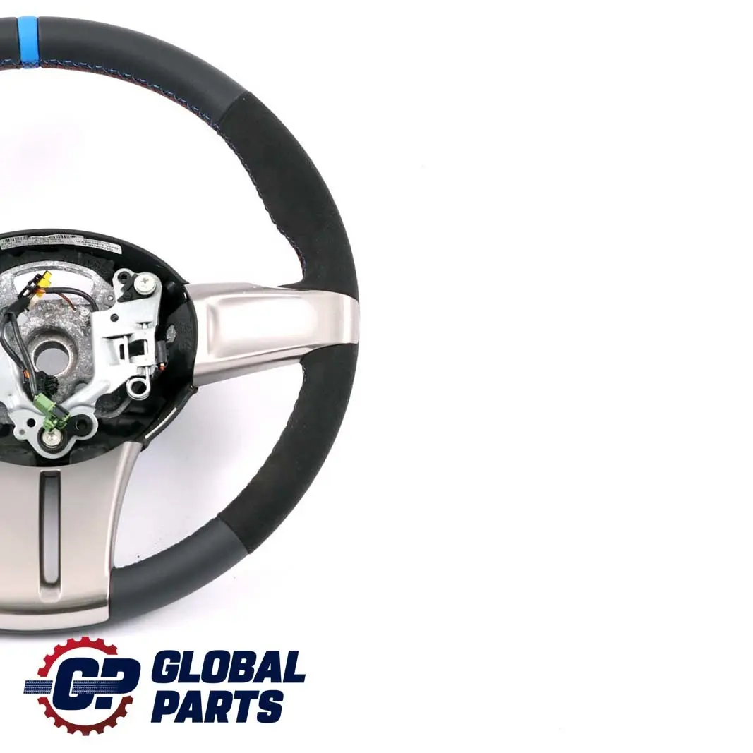 NUEVO Cuero Negro / Alcantara M-Sport Look Volante Tricolor para BMW Z4 E85 con número de pieza 6784840 BMW Z4 E85 NUEVO Cuero Negro / Alcantara M-Sport Look Volante Tricolor - SKU 6784840-2 - Número de pieza 6784840