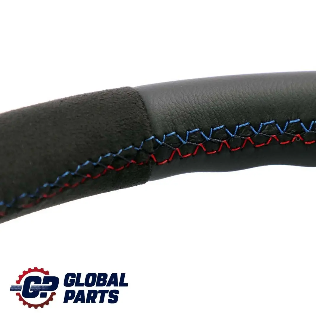 NUEVO Cuero Negro / Alcantara M-Sport Look Volante Tricolor para BMW Z4 E85 con número de pieza 6784840 BMW Z4 E85 NUEVO Cuero Negro / Alcantara M-Sport Look Volante Tricolor - SKU 6784840-2 - Número de pieza 6784840