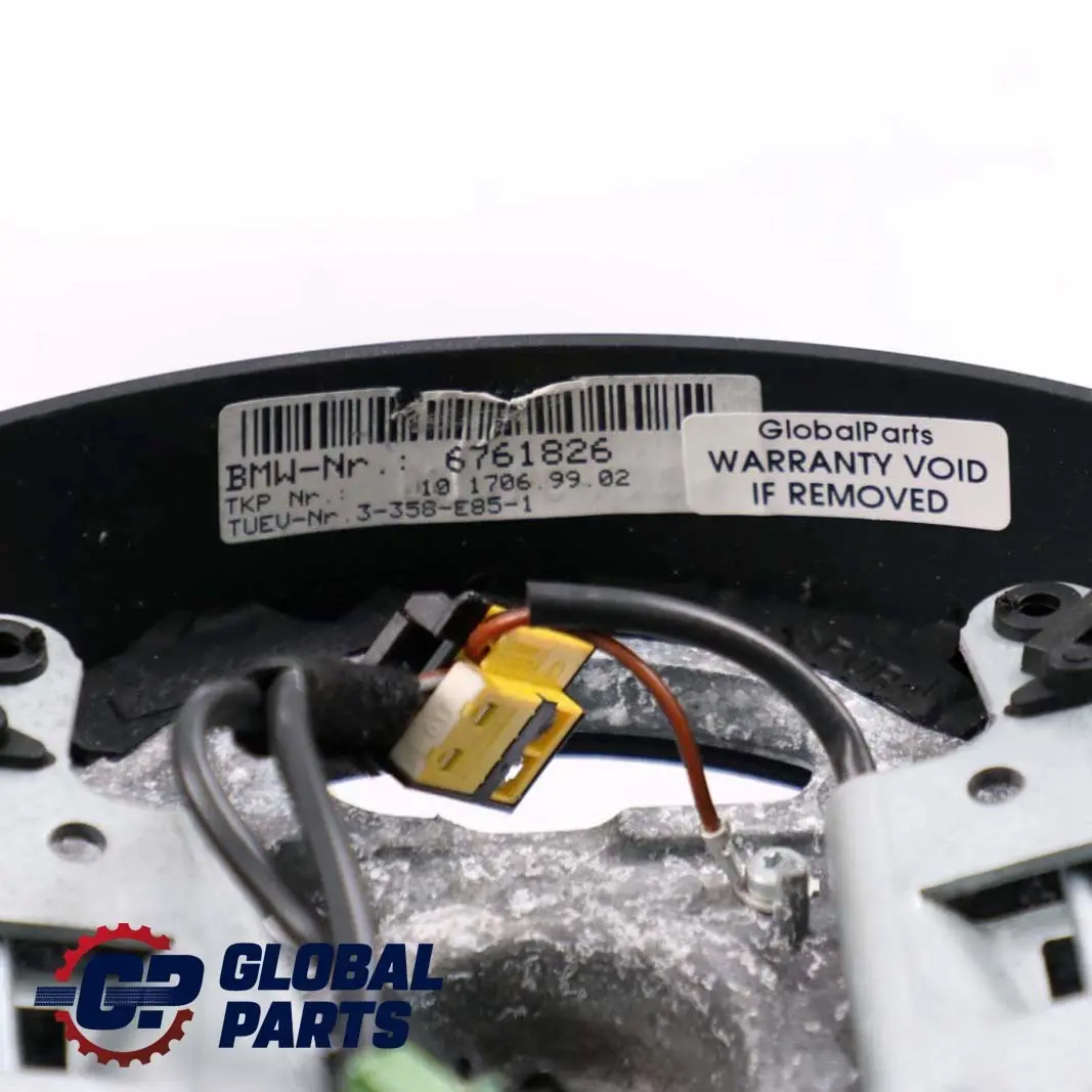 Leather / Alcantara M-Sport Look Steering Wheel Tricolored to BMW Z4 E85 NEW Black with Part number 6784840 BMW Z4 E85 NEW Black Leather / Alcantara M-Sport Look Steering Wheel Tricolored - SKU 6784840-2 - Part number 6784840