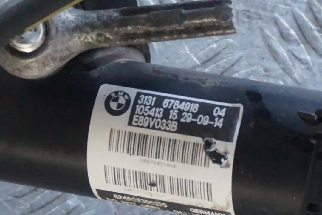 BMW Z4 E89 18i Roadster Delantero Derecho Suspensión Pierna Freno Eje Disco - SKU 6784918-2 - Número de pieza 6784918