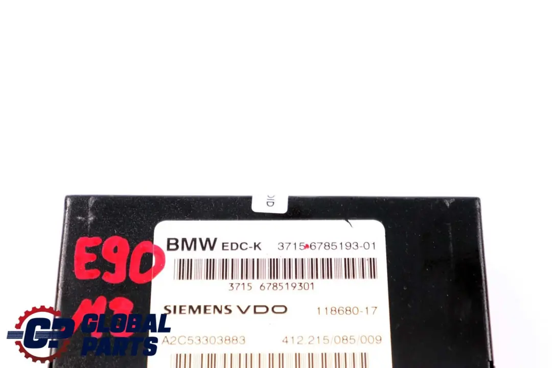 EDC-K Control Unit Module to BMW 3 Z4 Series E89 E90 E92 E93 M3 with Part number 6788790 BMW 3 Z4 Series E89 E90 E92 E93 M3 EDC-K Control Unit Module - SKU 6785193 - Part number 6788790