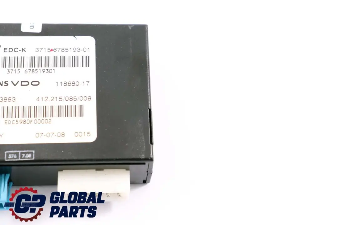 BMW 3 Z4 Series E89 E90 E92 E93 M3 EDC-K Control Unit Module - SKU 6785193 - Part number 6788790