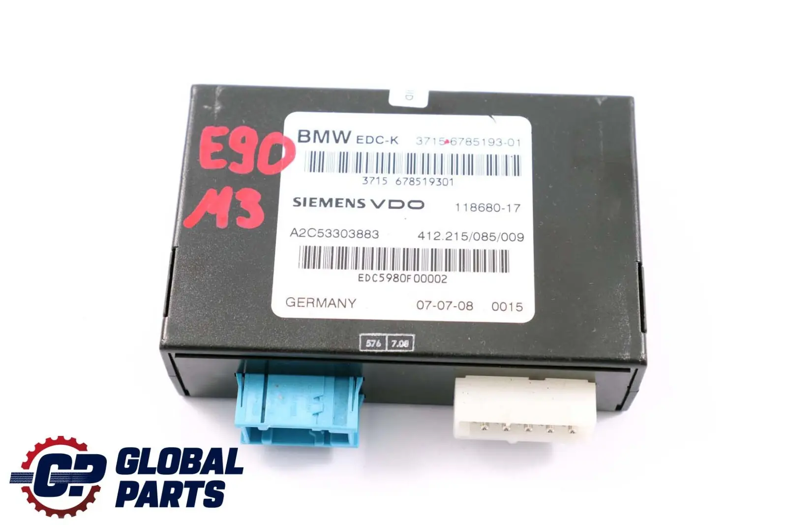 BMW 3 Z4 Series E89 E90 E92 E93 M3 EDC-K Control Unit Module 6785193