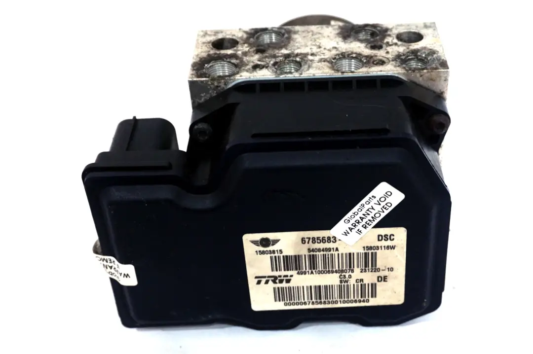 ABS DSC Bomba Unidad De Frenado Hidraulico para Mini Cooper R55 R56 R57 con número de pieza 6785683 Mini Cooper R55 R56 R57 ABS DSC Bomba Unidad De Frenado Hidraulico - SKU 6785683 - Número de pieza 6785683