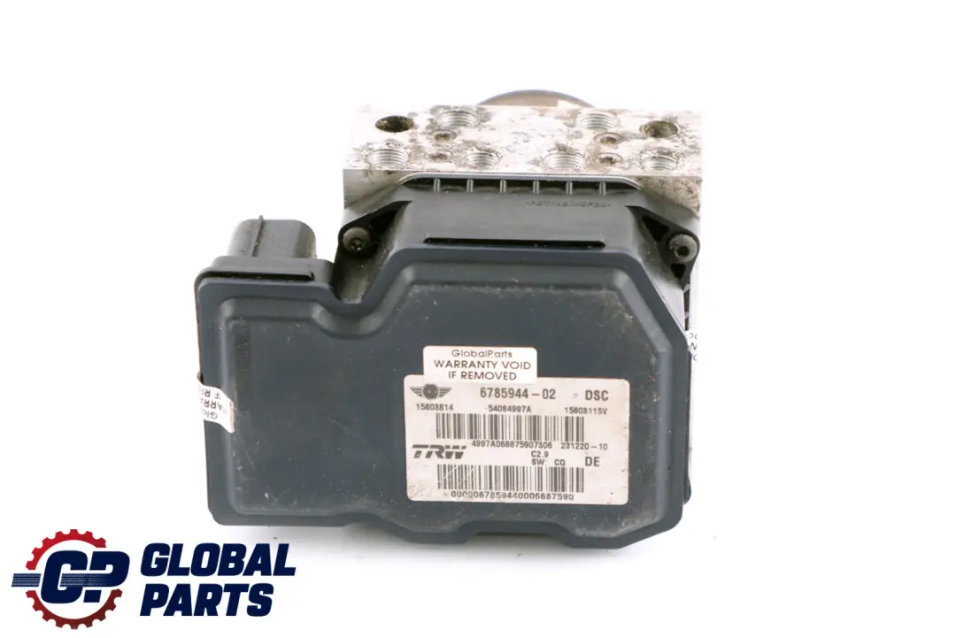 ABS DSC Unidad De Frenado Hidraulico Bomba para Mini Cooper R55 R56 R57 con número de pieza 6785944 Mini Cooper R55 R56 R57 ABS DSC Unidad De Frenado Hidraulico Bomba - SKU 6785944 - Número de pieza 6785944