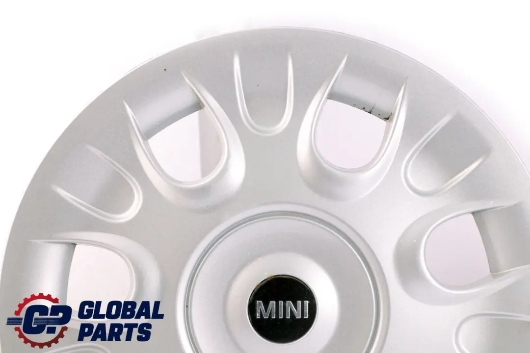 Trim Silver to Mini R50 R52 R56 R57 Wheel Cover with Part number 6785977 Mini R50 R52 R56 R57 Wheel Cover Trim Silver - SKU 6785977-1 - Part number 6785977