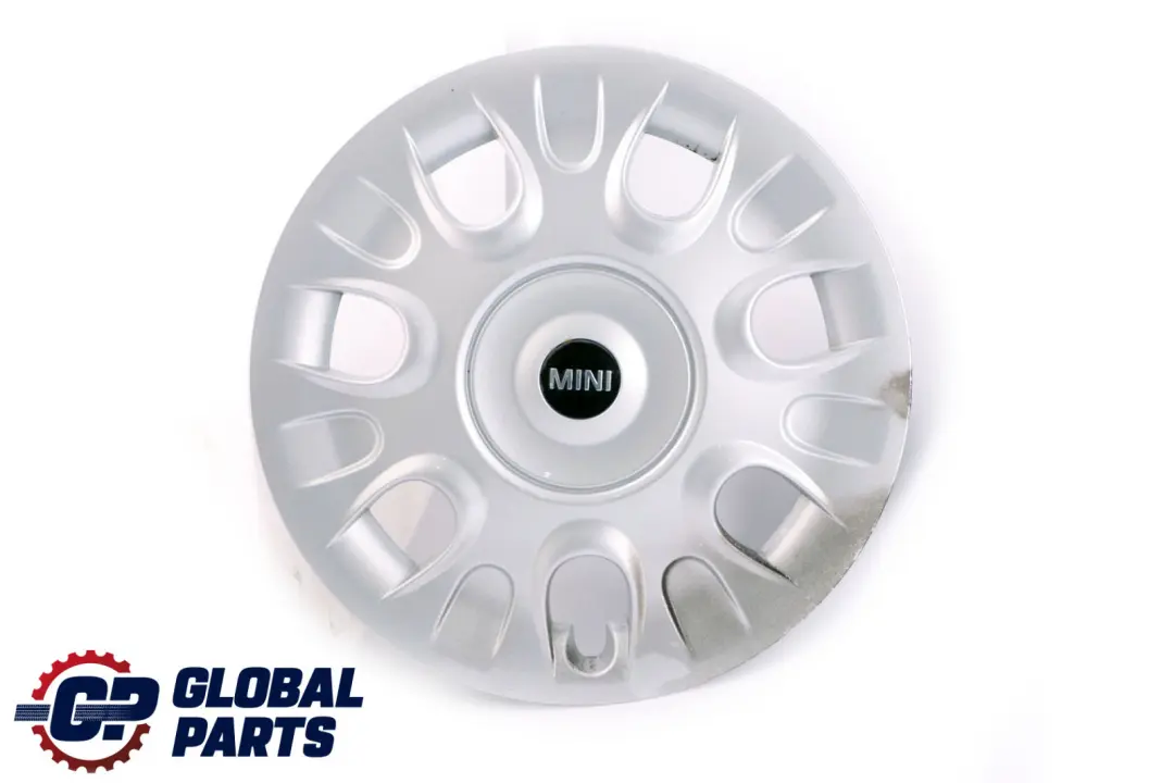Trim Silver to Mini R50 R52 R56 R57 Wheel Cover with Part number 6785977 Mini R50 R52 R56 R57 Wheel Cover Trim Silver - SKU 6785977-1 - Part number 6785977