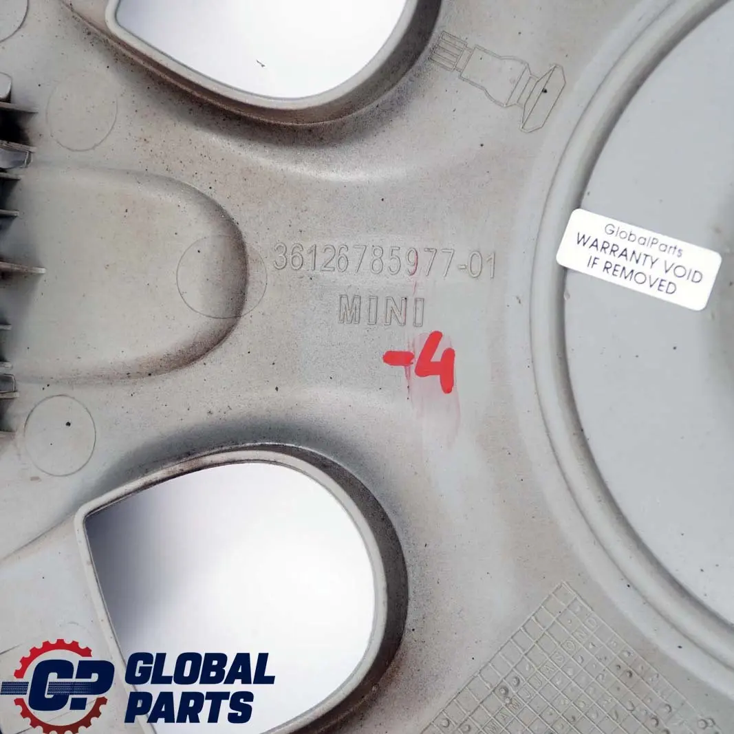 Tapacubos Mini Cooper One R50 R52 R55 R56 R57 Plata para con número de pieza 6785977 Tapacubos Mini Cooper One R50 R52 R55 R56 R57 Plata - SKU 6785977-5 - Número de pieza 6785977