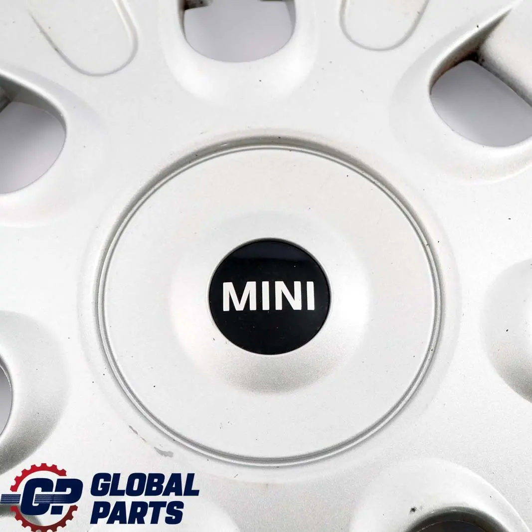 Radvollblende Silber für Mini Cooper One R50 R52 R55 R56 mit Teilenummer 6785977 Mini Cooper One R50 R52 R55 R56 Radvollblende Silber - SKU 6785977-5 - Teilenummer 6785977