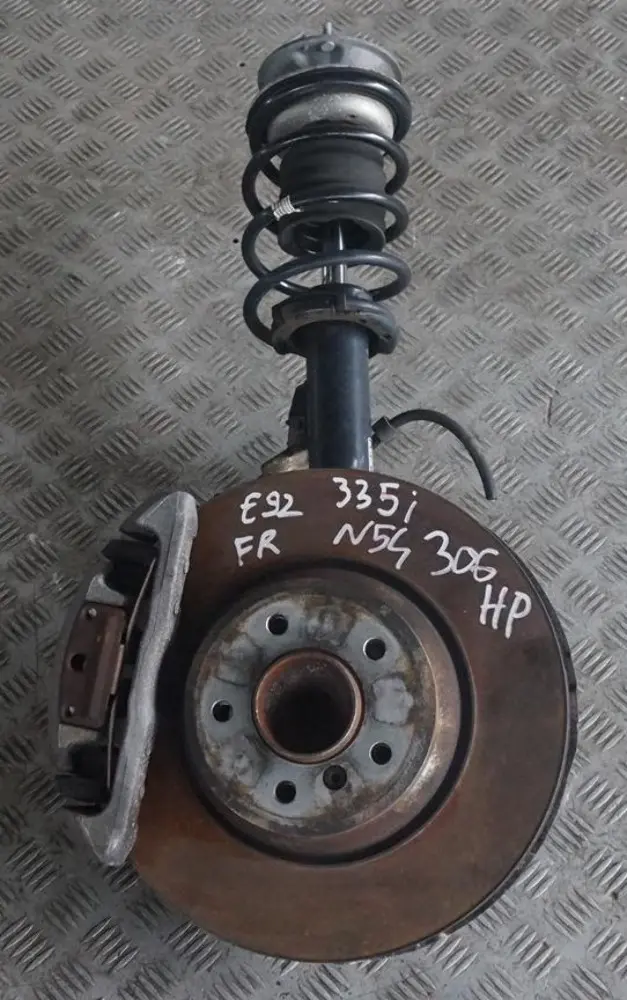 N54 Front Right O/S Spring Strut Leg Suspension Hub to BMW 3 Series E92 335i with Part number 6786003 BMW 3 Series E92 335i N54 Front Right O/S Spring Strut Leg Suspension Hub - SKU 6786004 - Part number 6786003