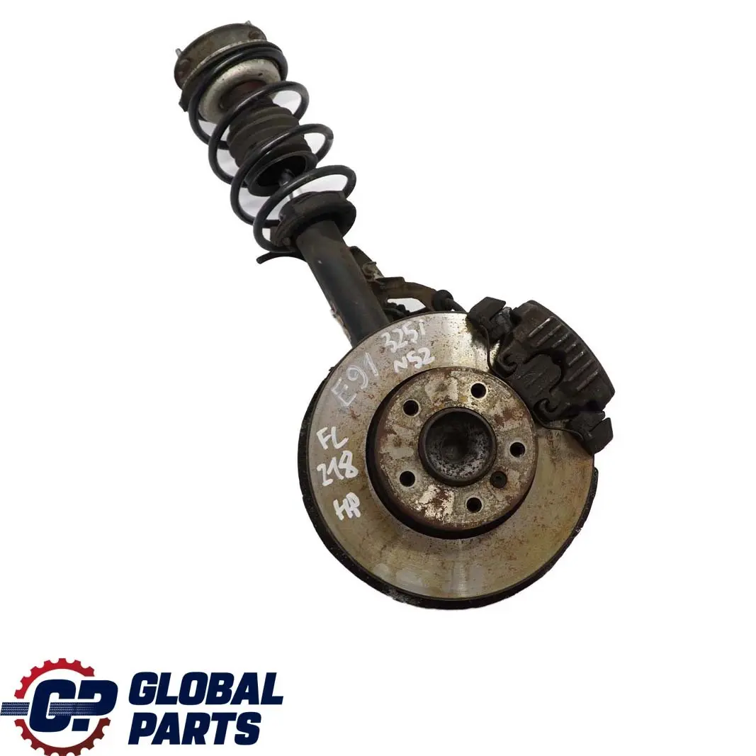 BMW 3 E91 Touring 325i N52 Front Left N/S Spring Strut Brake Suspension Leg Hub - SKU 6786013-4 - Part number 6786013