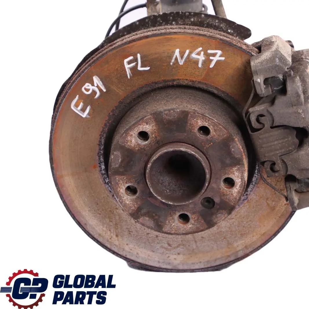 BMW E91 Touring 320d N47 Avant gauche Ressort jambe de force jambe frein moyeu - SKU 6786013-5 - Numéro de pièce 6786013
