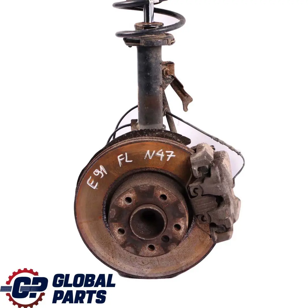 BMW E91 Touring 320d N47 Avant gauche Ressort jambe de force jambe frein moyeu - SKU 6786013-5 - Numéro de pièce 6786013