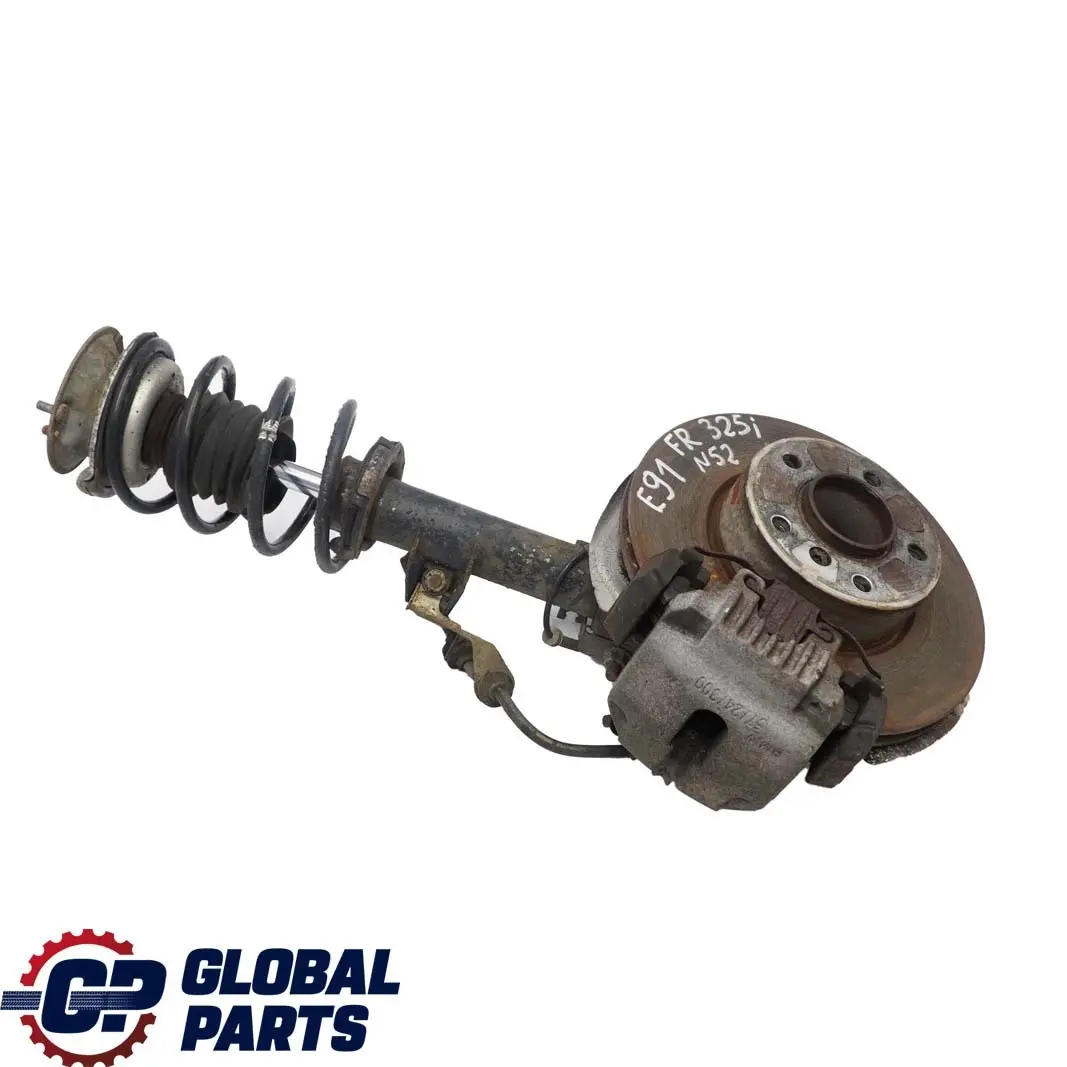 BMW 3 E91 325i N52 M Sport Front Right O/S Spring Strut Brake Suspension Leg - SKU 6786016-3 - Part number 6786016