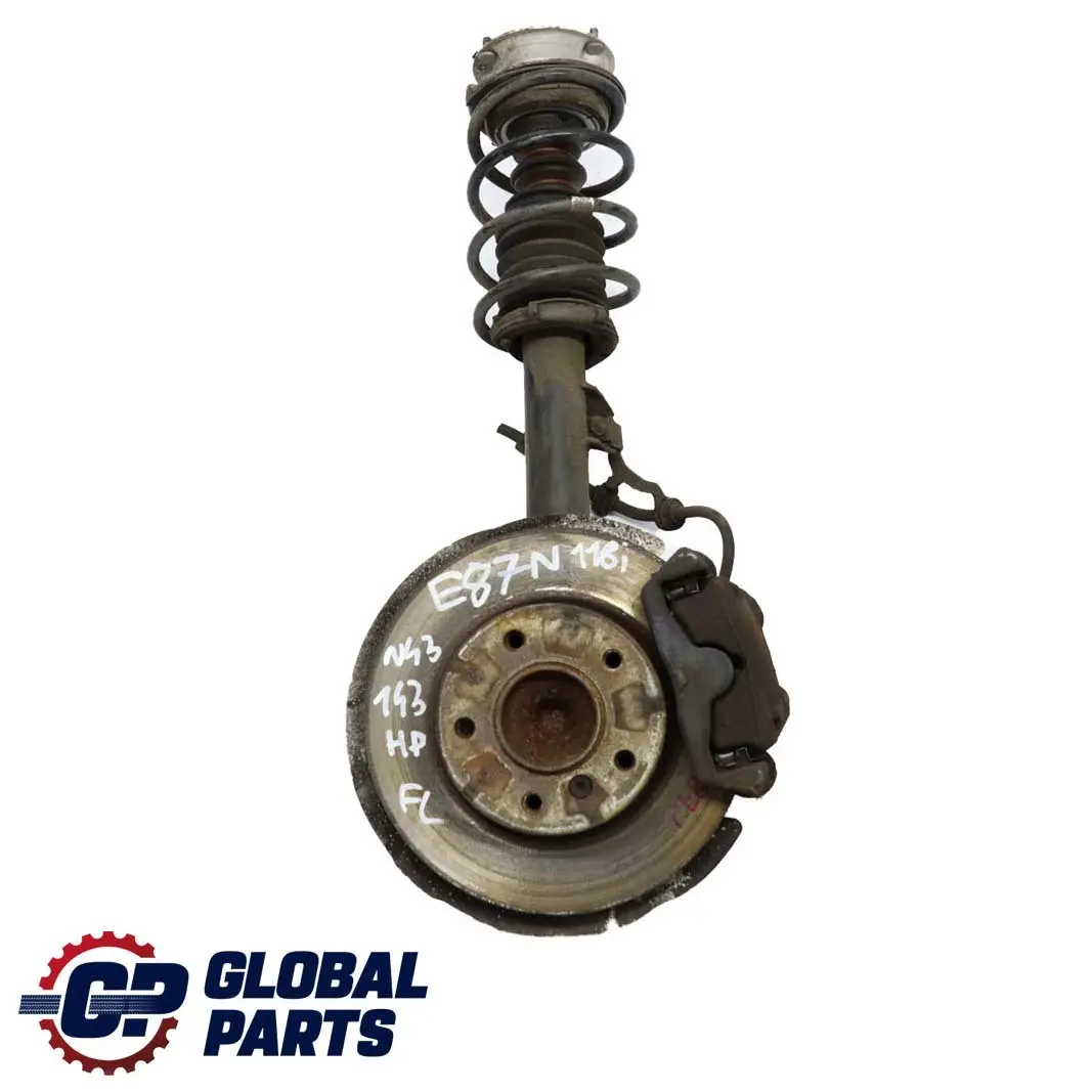 N43 Frente Izquierda Spring Strut Freno Suspensión Pierna Hub para BMW 1 E87 LCI 118i con número de pieza 6786017 BMW 1 E87 LCI 118i N43 Frente Izquierda Spring Strut Freno Suspensión Pierna Hub - SKU 6786017-12 - Número de pieza 6786017