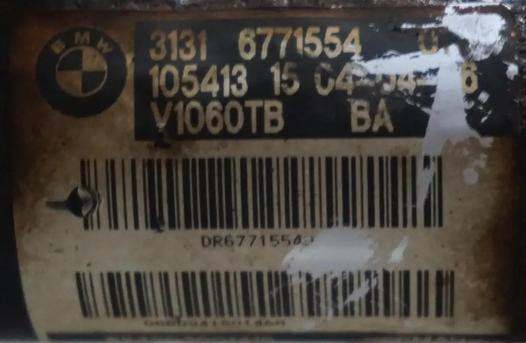 BMW E87 116i N45 Molla Sospensioni Cuscinetto Perno Ruota Anteriore Destra - SKU 6786018-2 - Numero di parte 6786018