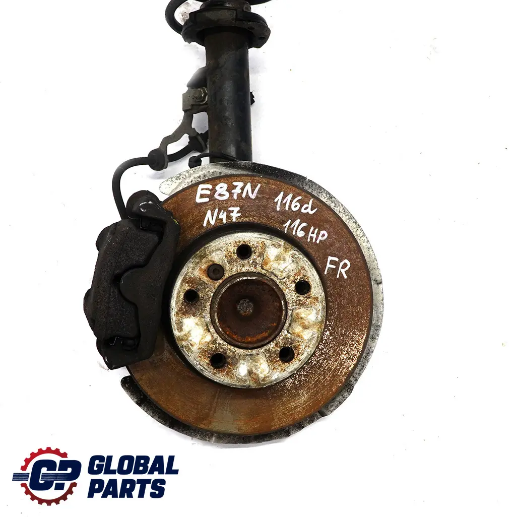 BMW E87 LCI 116d N47 Delantera Derecha Deporte Muelle Strut Freno Pierna - SKU 6786020-6 - Número de pieza 6786020