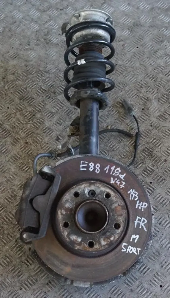 N47 M Sport Front Right O/S Spring Strut Brake Suspension Leg Hub to BMW 1 E88 118d with Part number 6786028 BMW 1 E88 118d N47 M Sport Front Right O/S Spring Strut Brake Suspension Leg Hub - SKU 6786028-2 - Part number 6786028