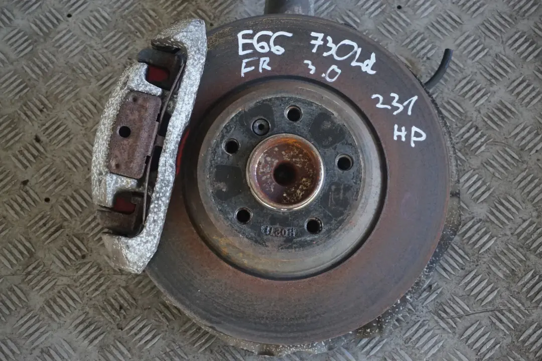 M57N2 Front Right O/S Spring Strut Leg Brake Suspension to BMW 7 Series E66 730Ld with Part number 6786532 BMW 7 Series E66 730Ld M57N2 Front Right O/S Spring Strut Leg Brake Suspension - SKU 6786532 - Part number 6786532