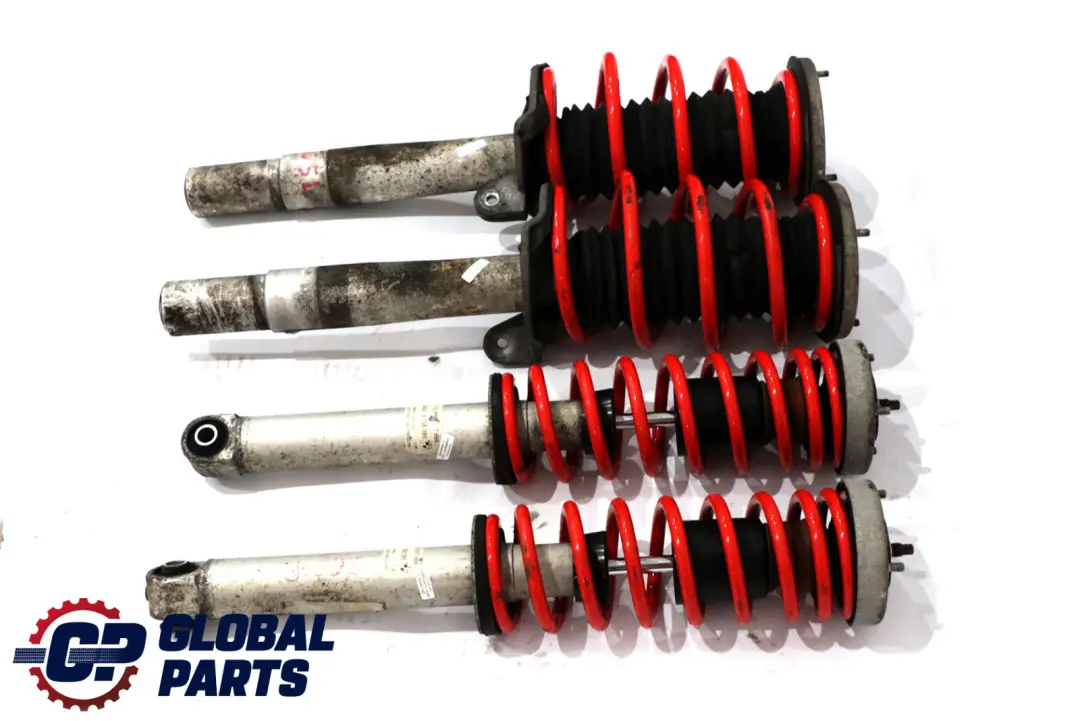 BMW 7 Series E65 Front Rear Spring Strut Shock Absorber Red Coil Springs Set - SKU 6786533-1 - Part number 6786533