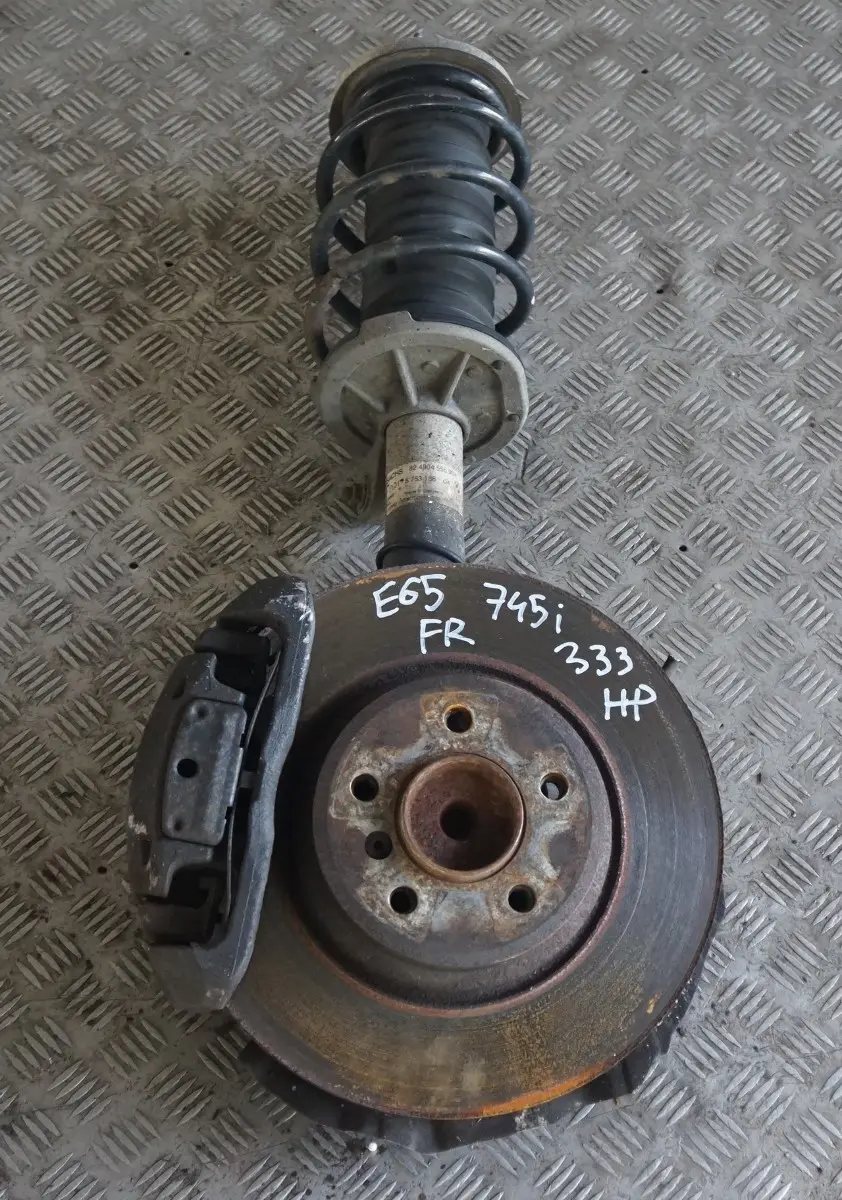 BMW 7 Series E65 745i N62 Front Right O/S Spring Strut Leg Brake Disc Suspensio - SKU 6786534 - Part number 6786534
