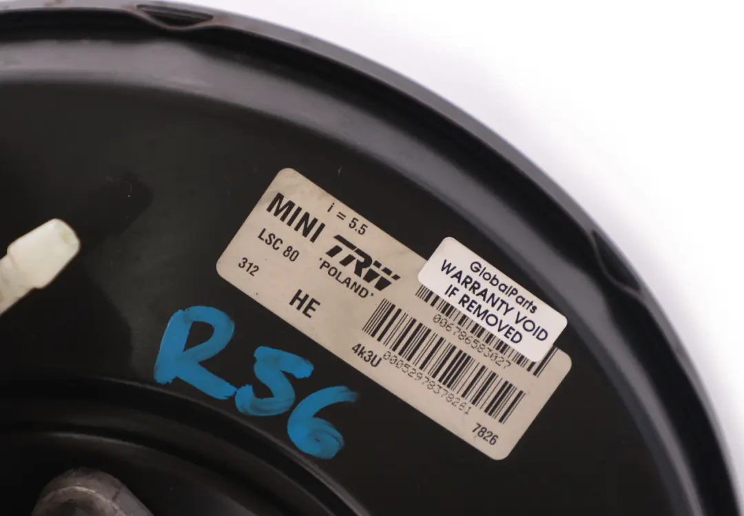 Servofrein Unité De Freinage Maître-Cylindre pour Mini R55 R56 R60 à propos du numéro de pièce 6786583 Mini R55 R56 R60 Servofrein Unité De Freinage Maître-Cylindre - SKU 6786583 - Numéro de pièce 6786583