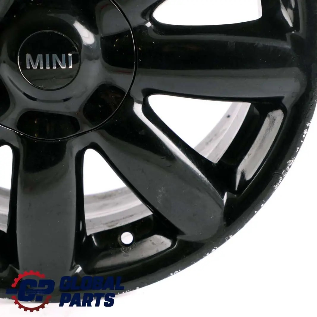 Alloy Rim 17" 7J Crown Spoke 104 to Mini Cooper Black R50 R55 R56 R57 Black Wheel with Part number 6787237 Mini Cooper Black R50 R55 R56 R57 Black Wheel Alloy Rim 17" 7J Crown Spoke 104 - SKU 6787237-5 - Part number 6787237