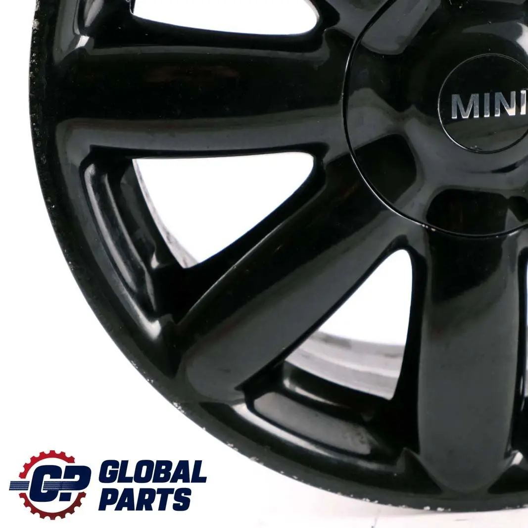 Mini Cooper Black R50 R55 R56 R57 Black Wheel Alloy Rim 17" 7J Crown Spoke 104 - SKU 6787237-5 - Part number 6787237