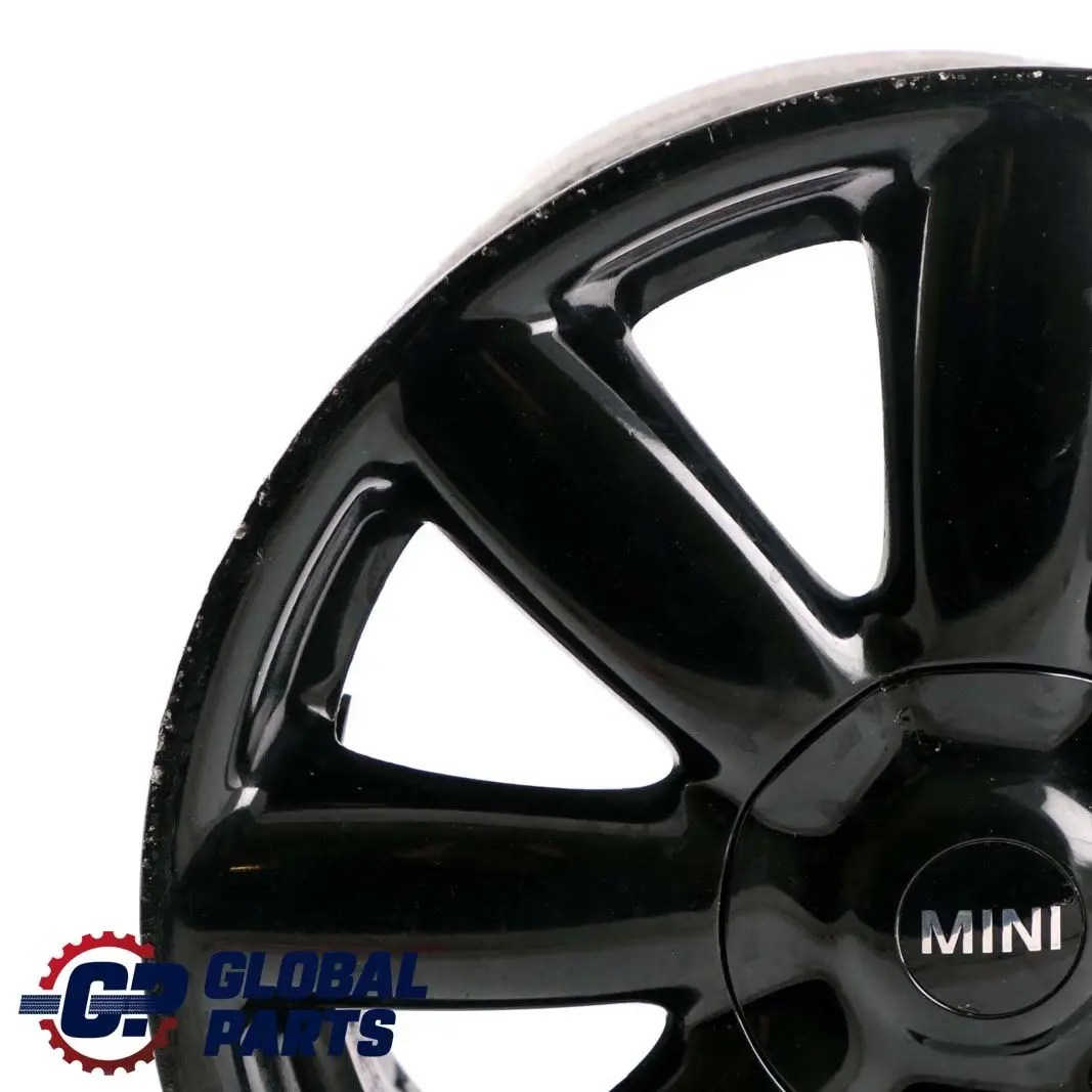 Mini Cooper Black R50 R55 R56 R57 Black Wheel Alloy Rim 17" 7J Crown Spoke 104 - SKU 6787237-5 - Part number 6787237