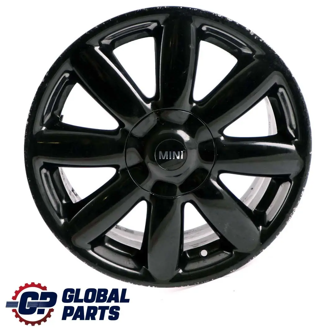 Mini Cooper Black R50 R55 R56 R57 Black Wheel Alloy Rim 17" 7J Crown Spoke 104 - SKU 6787237-5 - Part number 6787237