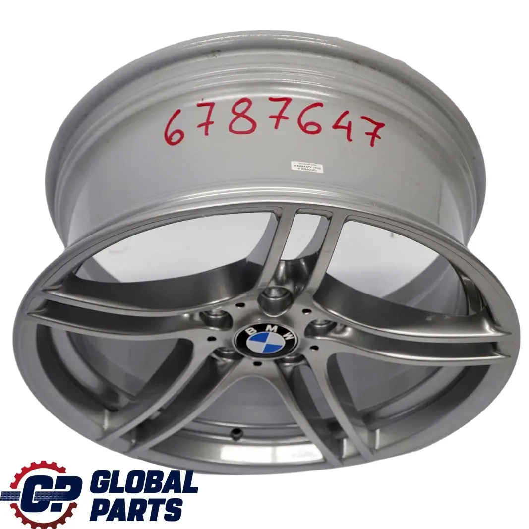 Front Wheel Alloy Rim 19" M Double Spoke 313 8J ET:37 to BMW E90 E91 E92 with Part number 6787647 BMW E90 E91 E92 Front Wheel Alloy Rim 19" M Double Spoke 313 8J ET:37 - SKU 6787647 - Part number 6787647