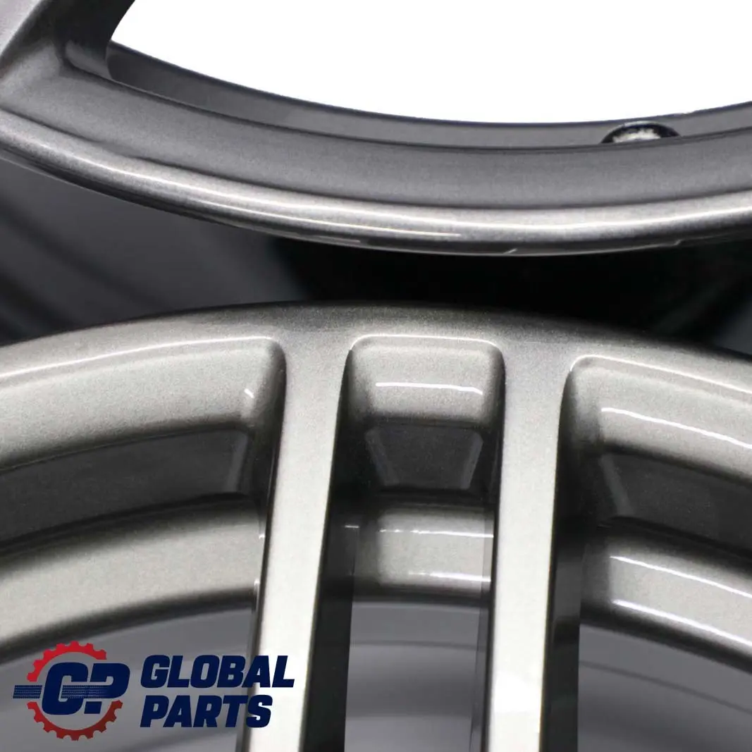 BMW E90 E91 E92 E93 Grey Complete Set 4x Alloy Wheel 19" M Double Spoke 313 - SKU 6787647/6787648 - Part number 6787647/6787648
