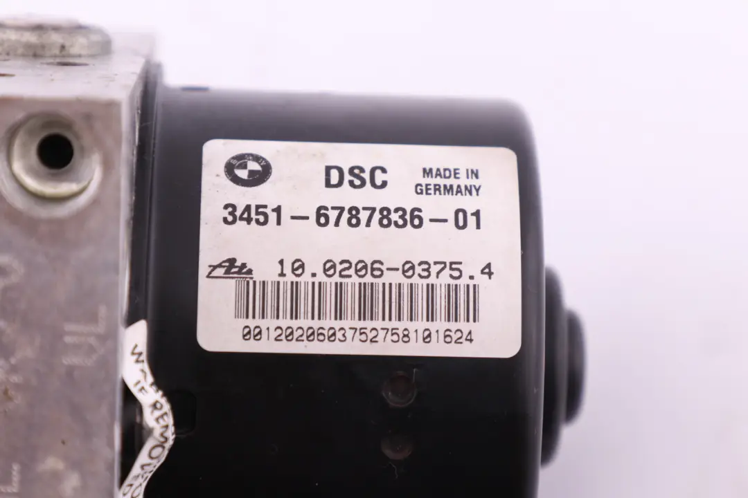 BMW E81 E87 LCI E90 LCI ABS DSC Module Pump Hydro Unit 6787837 - SKU 6787836 - Part number 6787837 6787836