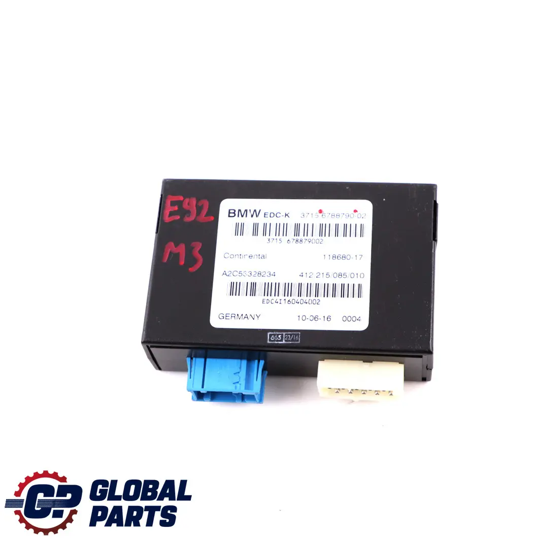EDC-K Suspension Control Unit Module to BMW 3 Z4 Series E89 E90 E92 E93 M3 with Part number 6788790 BMW 3 Z4 Series E89 E90 E92 E93 M3 EDC-K Suspension Control Unit Module - SKU 6788790 - Part number 6788790
