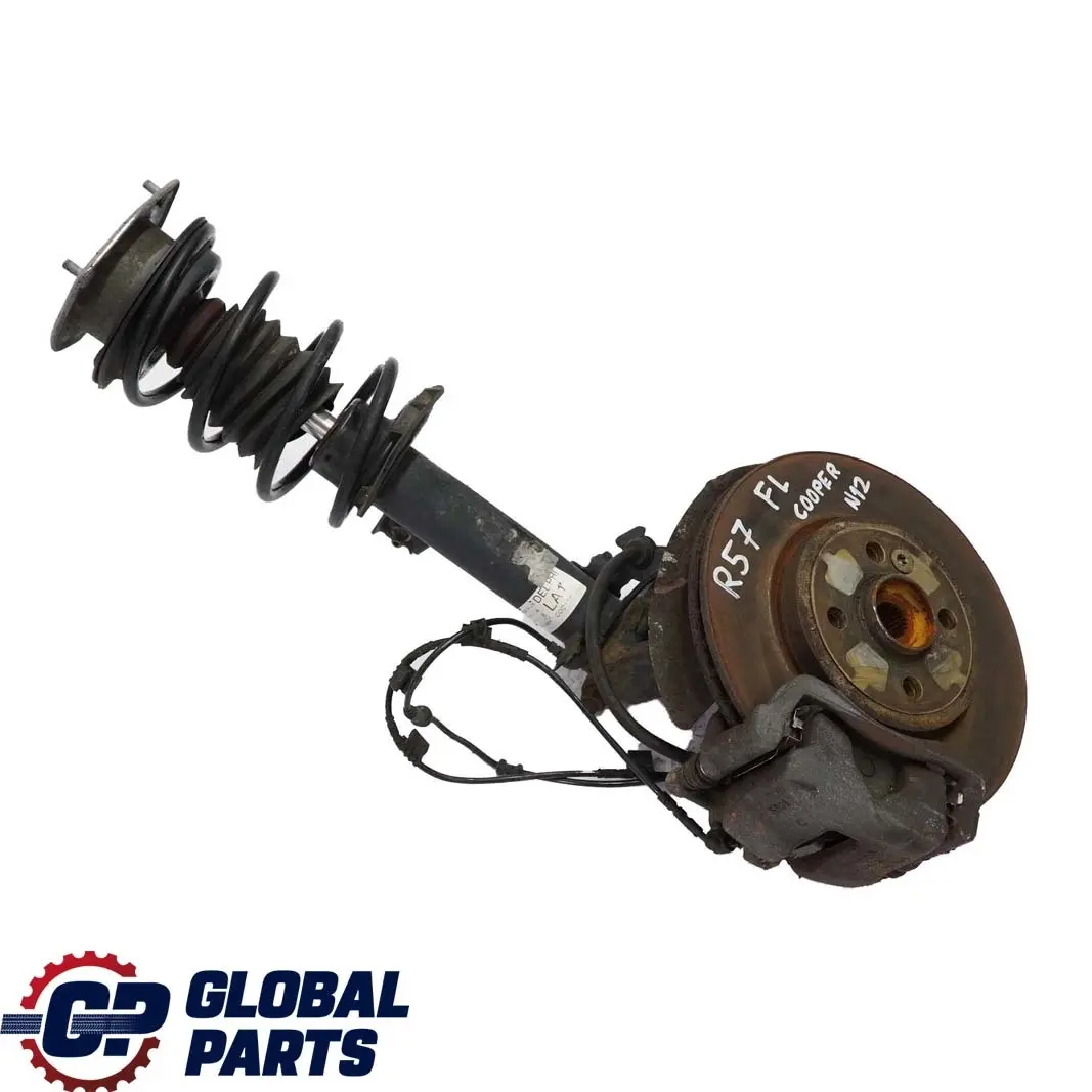Mini R57 Cabrio N12 Delantero Izquierdo Muelle Pata Suspension Freno Buje - SKU 6789551-1 - Número de pieza 6789551