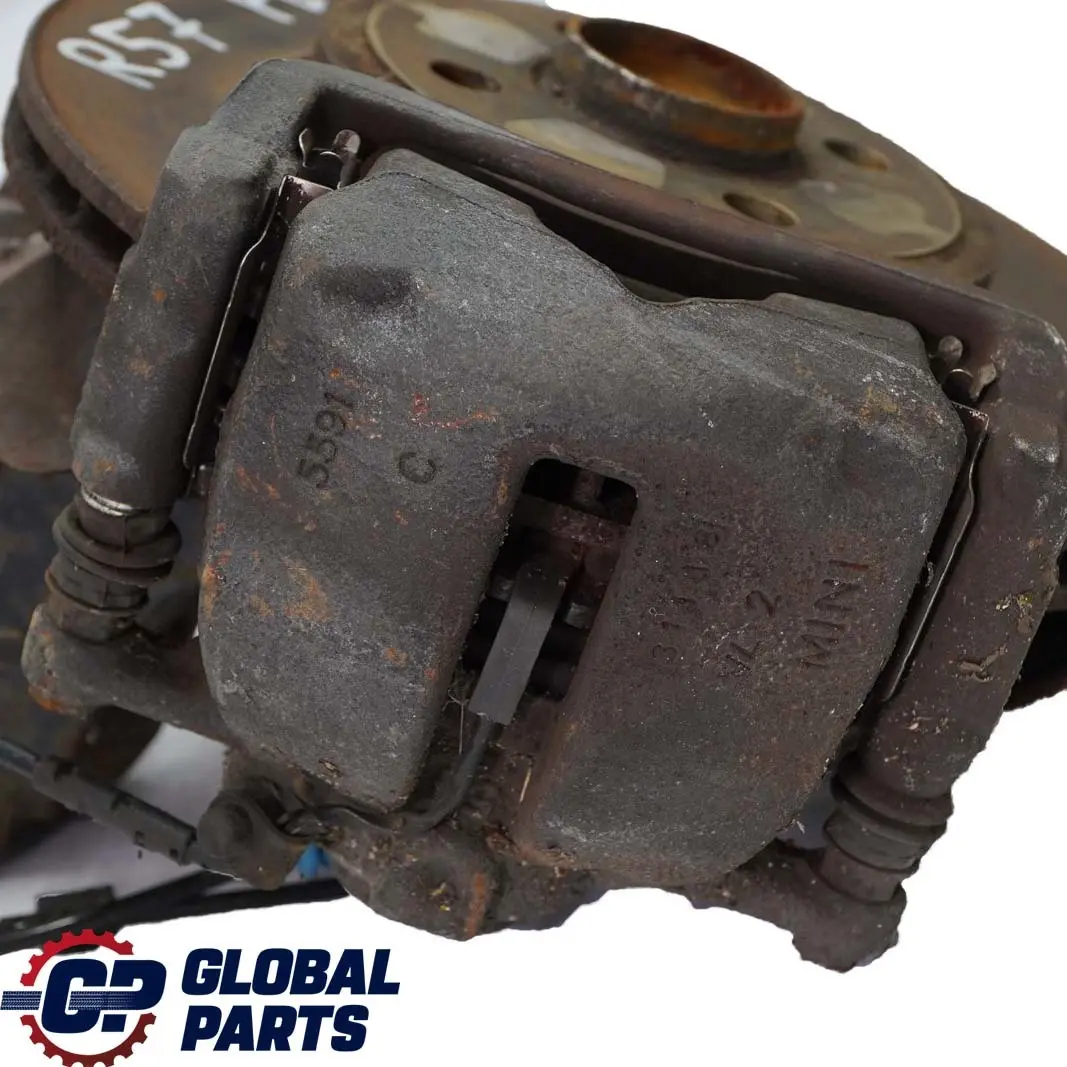 120PS Ammortizzatore Molla Freno Anteriore Sinistro per Mini R57 Cabrio N12 con numero di parte 6789551 Mini R57 Cabrio N12 120PS Ammortizzatore Molla Freno Anteriore Sinistro - SKU 6789551-1 - Numero di parte 6789551