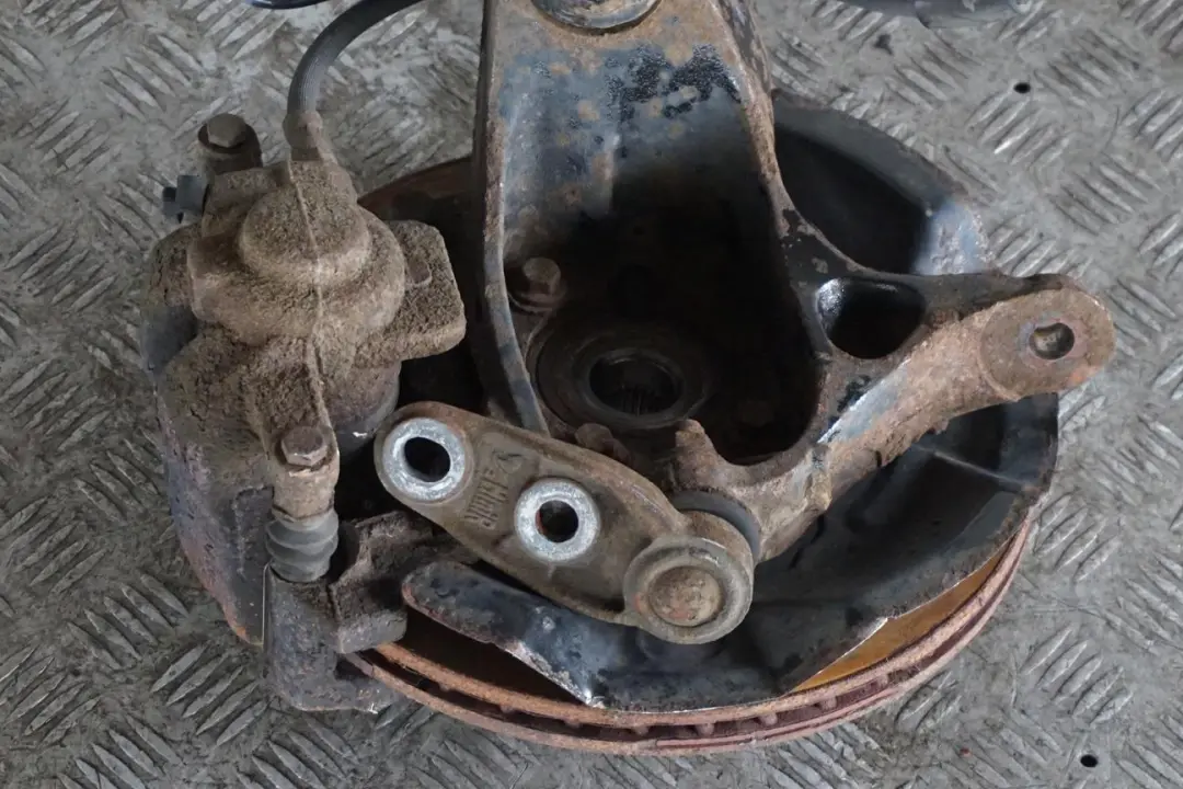 Front Left N/S Spring Strut Suspension Leg Brake Hub to BMW Mini R57 Cabrio S N18 with Part number 6789553 BMW Mini R57 Cabrio S N18 Front Left N/S Spring Strut Suspension Leg Brake Hub - SKU 6789553-1 - Part number 6789553