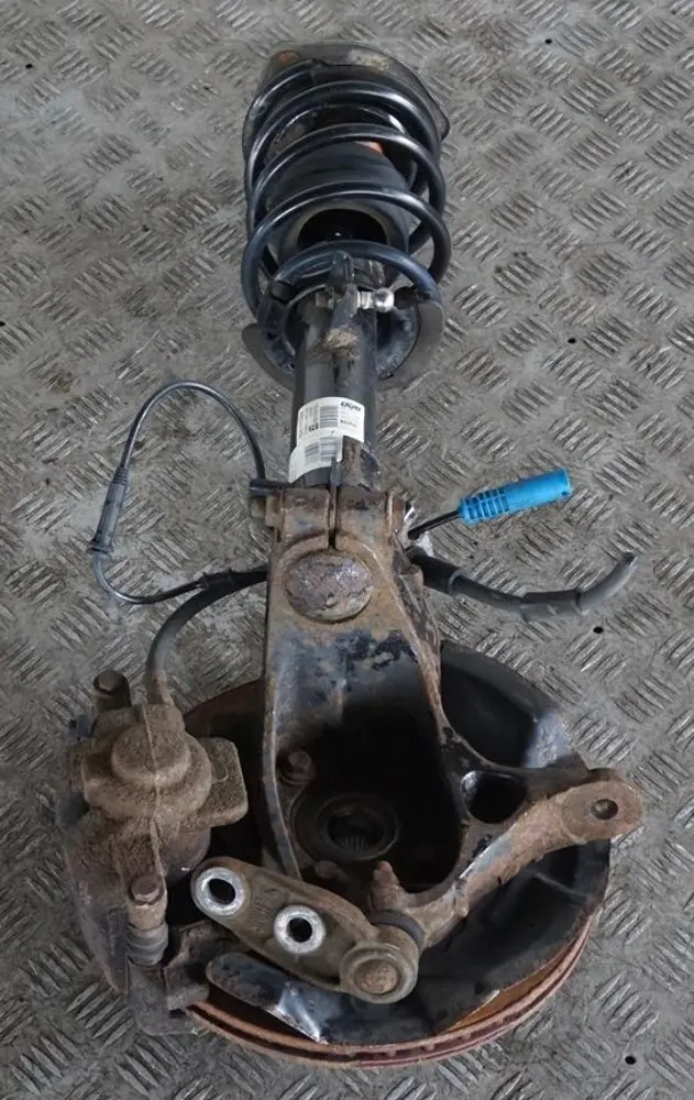 Front Left N/S Spring Strut Suspension Leg Brake Hub to BMW Mini R57 Cabrio S N18 with Part number 6789553 BMW Mini R57 Cabrio S N18 Front Left N/S Spring Strut Suspension Leg Brake Hub - SKU 6789553-1 - Part number 6789553