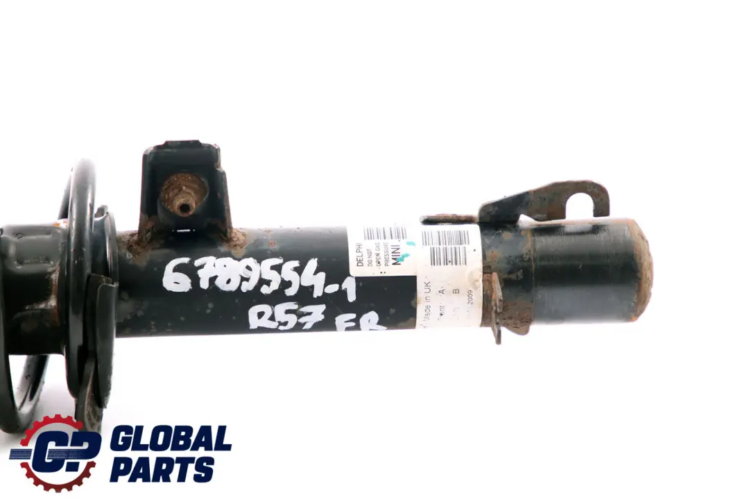 Ammortizzatore Puntone Davanti Destra per Mini R57 Cabrio Cooper S con numero di parte 6789554 Mini R57 Cabrio Cooper S Ammortizzatore Puntone Davanti Destra - SKU 6789554-1 - Numero di parte 6789554