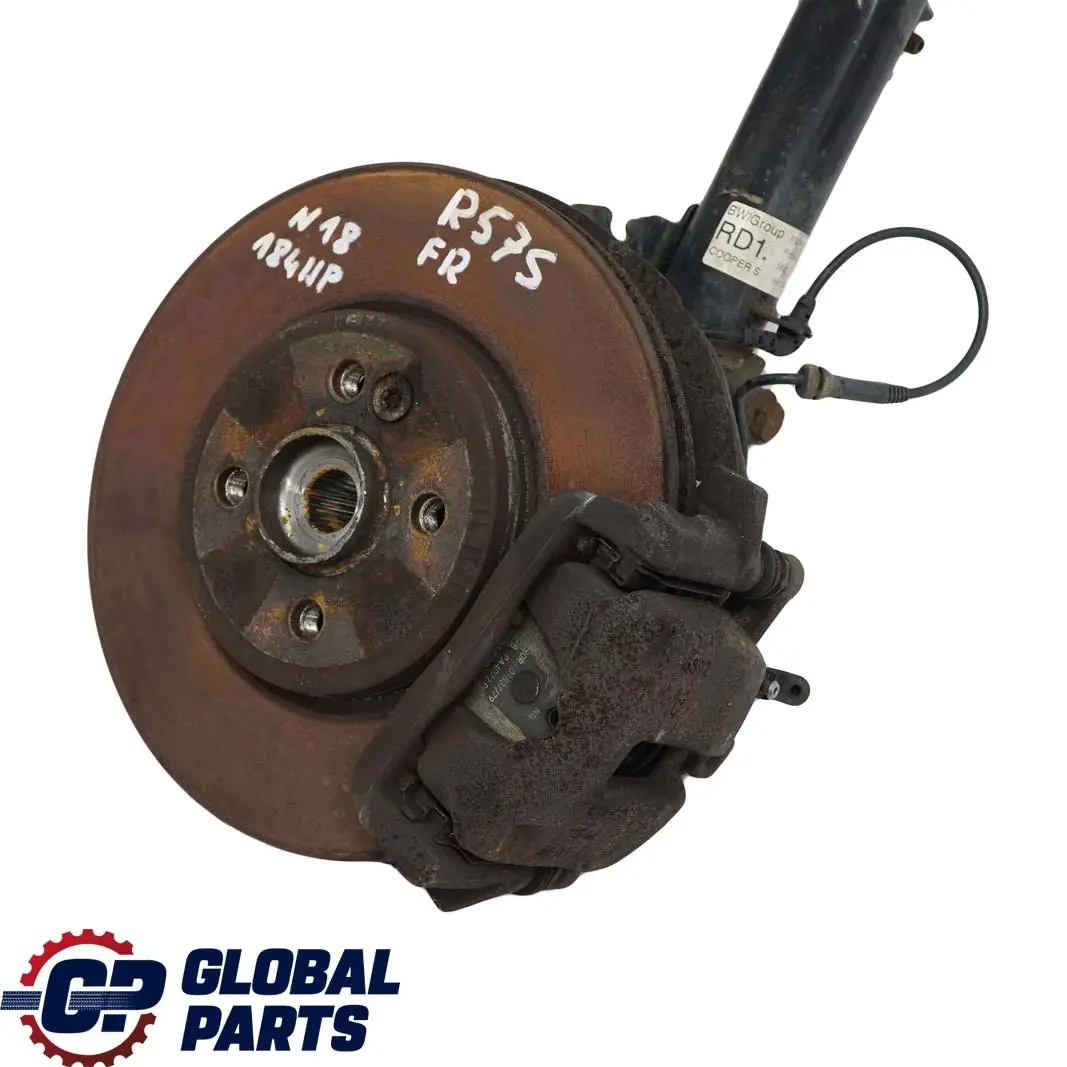 Delantero Derecho Muelle Strut Suspension Pierna Freno para Mini Cooper S R57 Cabrio con número de pieza 6789554 Mini Cooper S R57 Cabrio Delantero Derecho Muelle Strut Suspension Pierna Freno - SKU 6789554 - Número de pieza 6789554