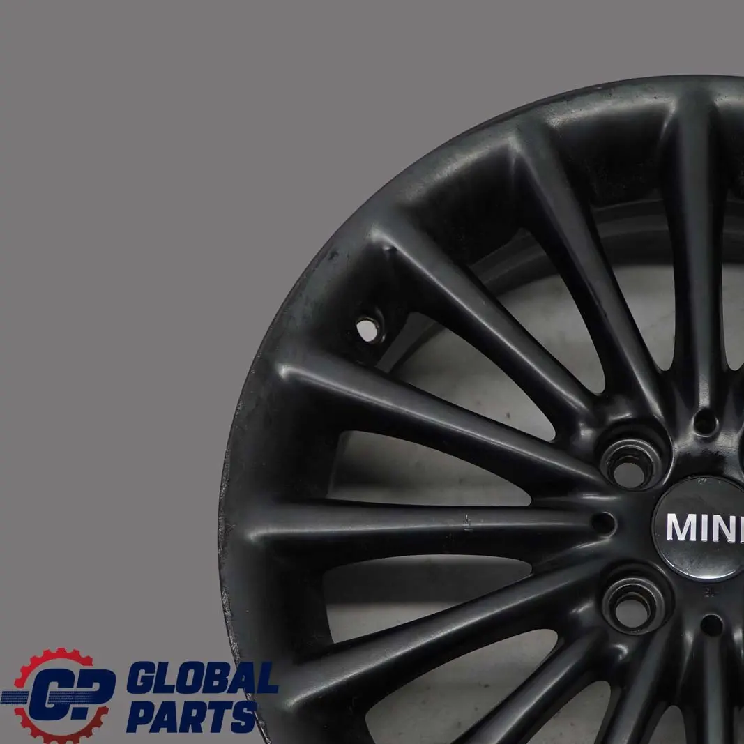 Schwarz Alufelge Alu Felge 17" Multi Spoke 108 7J für Mini Cooper R50 R56 mit Teilenummer 6791464 Mini Cooper R50 R56 Schwarz Alufelge Alu Felge 17" Multi Spoke 108 7J - SKU 6791464-1 - Teilenummer 6791464