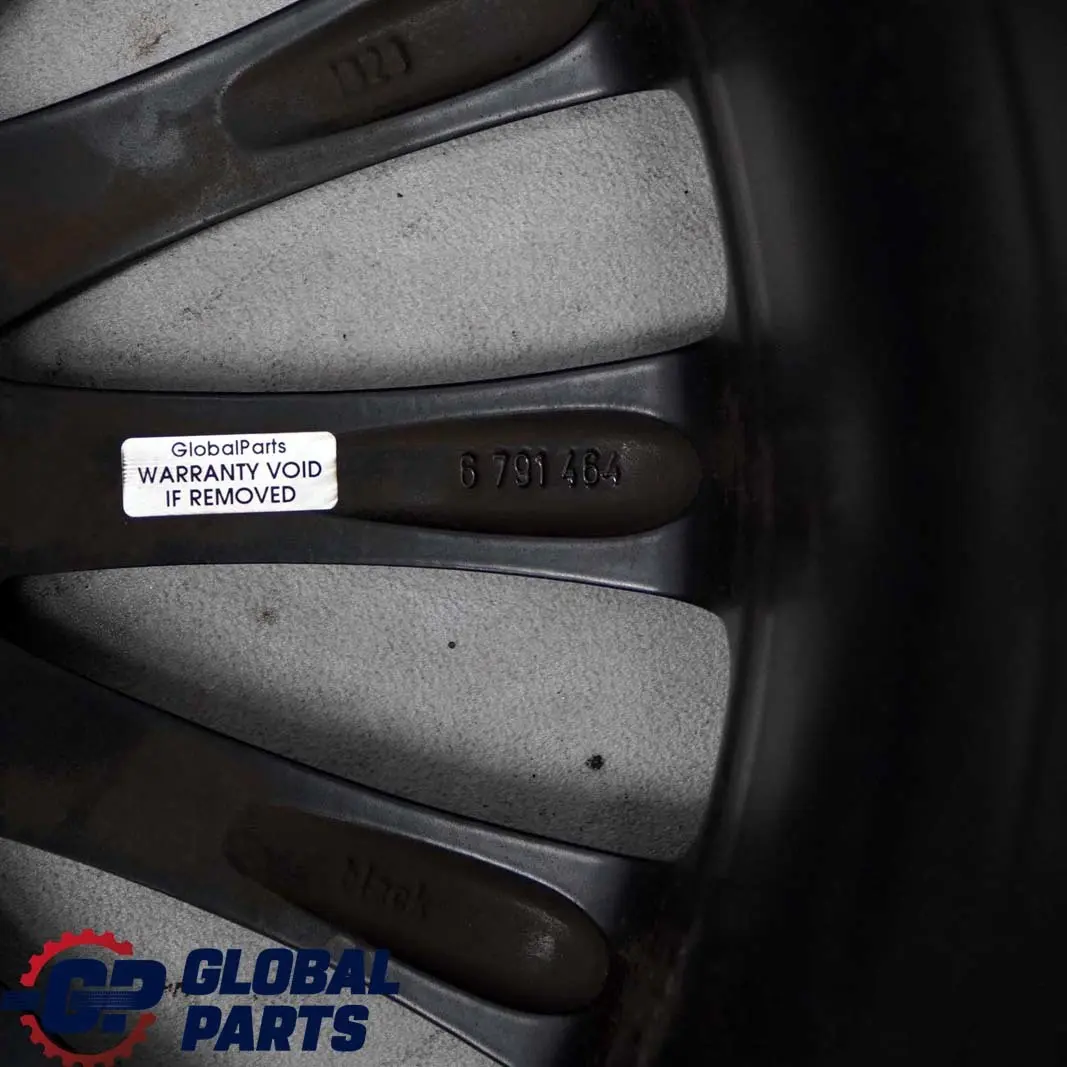 Schwarz Alufelge Alu Felge 17" 7J Multi Spoke 108 für Mini Cooper R50 R56 mit Teilenummer 6791464 Mini Cooper R50 R56 Schwarz Alufelge Alu Felge 17" 7J Multi Spoke 108 - SKU 6791464-2 - Teilenummer 6791464