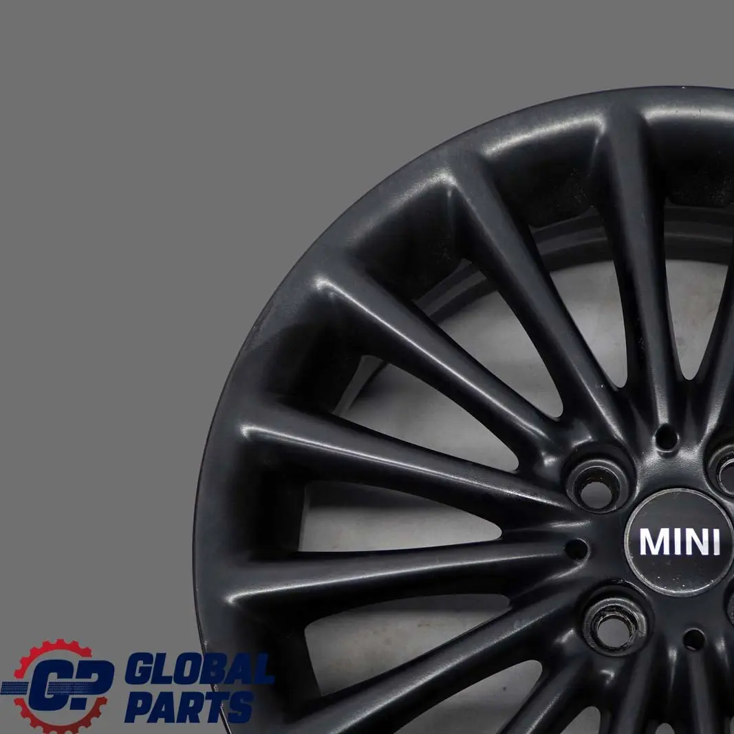 Schwarz Alufelge Alu Felge 17" 7J Multi Spoke 108 für Mini Cooper R50 R56 mit Teilenummer 6791464 Mini Cooper R50 R56 Schwarz Alufelge Alu Felge 17" 7J Multi Spoke 108 - SKU 6791464-2 - Teilenummer 6791464